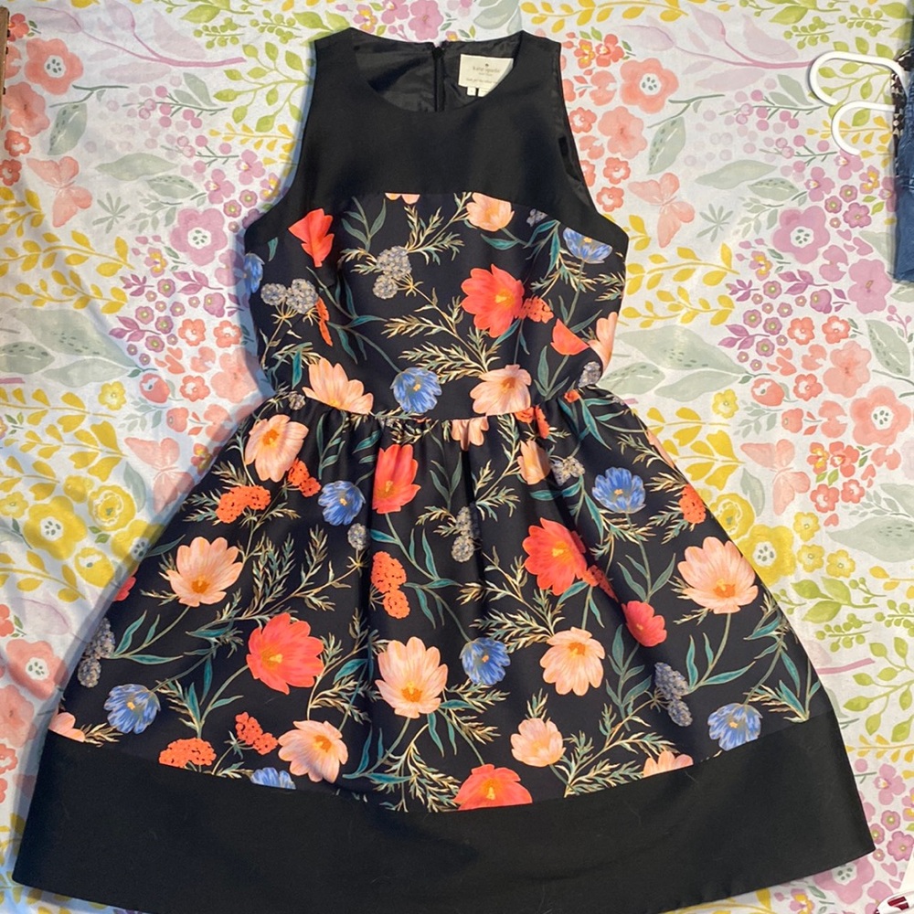 Kate Spade New York - Blossom Mikado fit & flare mini dress. Size 2